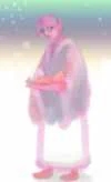 雪とお坊さん