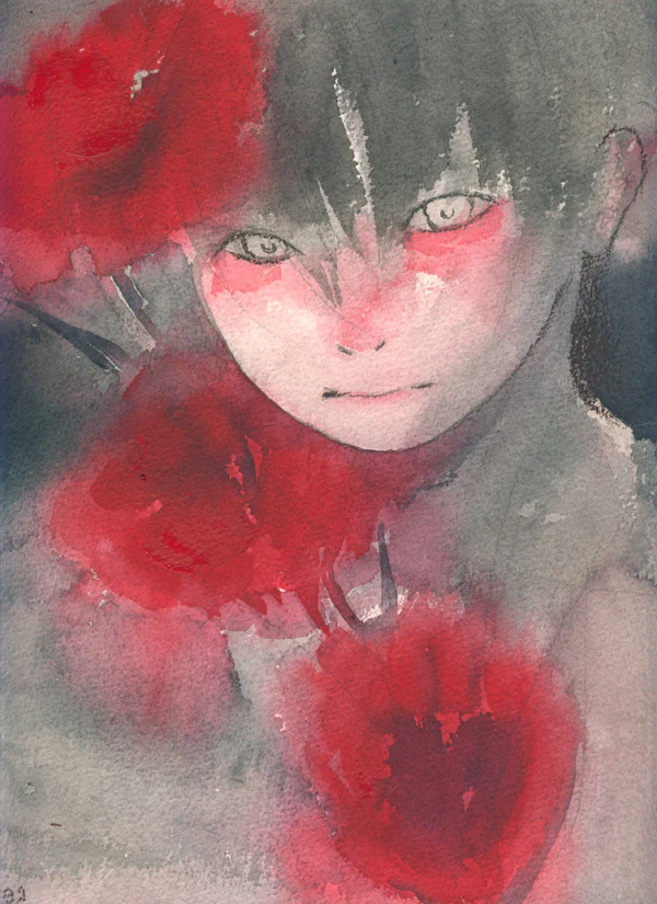赤い花の少女５